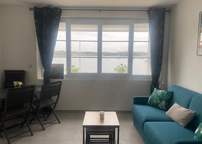 Splendide Studio Miramar Vue Mer Avec Terrasse